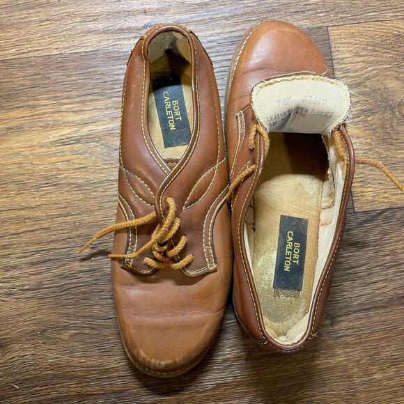 men's vintage bort carleton shoe 7.5 m 69610 - Picture 1 of 16